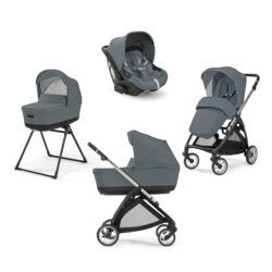 INGLESINA - Trio System Electa Con Seggiolino Auto Darwin Recline Union Grey 2025