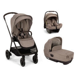 NUNA - Trio Triv Next Cedar con navicella Cari Next e seggiolino auto Pipa Next