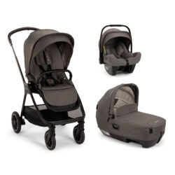 NUNA - Trio Triv Next Thunder con navicella Cari Next e seggiolino auto Pipa Next
