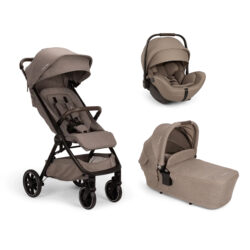 NUNA - Trio TRVL LX Cedar Con navicella Lytl e seggiolino Auto Arra Flex