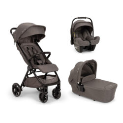 NUNA - Trio TRVL LX Thunder con navicella Lytl e seggiolino Auto Pipa Next