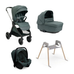 CHICCO - Trio Bellagio Fir Tree Con Seggiolino Auto Kory Plus + Stand Lullaglide
