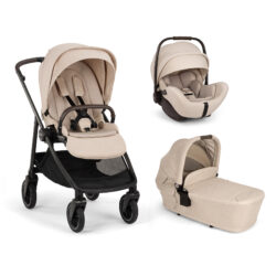 NUNA - Trio Swiv Biscotti con navicella LYTL e seggiolino Arra Flex