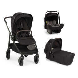 NUNA - Trio Swiv Caviar con navicella LYTL e seggiolino Pipa Next