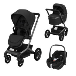 MAXI COSI - Trio Fame Twillic Black con Seggiolino Auto Pebble 360 Pro 2