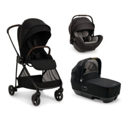 NUNA - Trio IXXA Next Caviar con Navicella Cari e Seggiolino Arra Flex Caviar