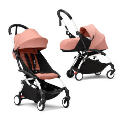 STOKKE - Duo YOYO³ Ginger Con Kit Per Neonato 0+ E Telaio Bianco