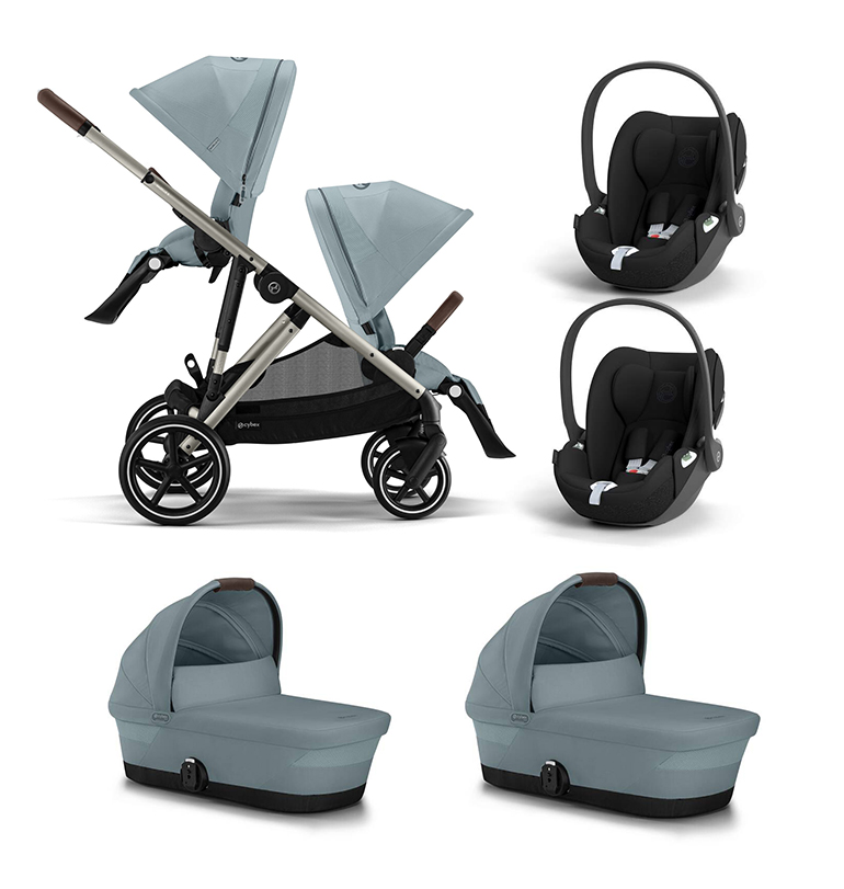 CYBEX GOLD - Trio Gemellare/Fratellare Gazelle S Stormy Blue