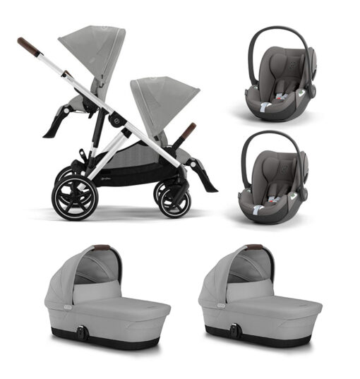 CYBEX GOLD – Trio Gemellare/Fratellare Gazelle S Stone Grey