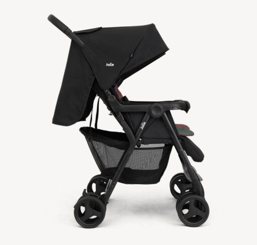 Joie Passeggino Gemellare Aire – Shale, Da 0 A 3 Anni (15kg), Sedili Regolabili, Pieghevole One-Hand - 2