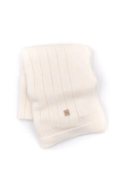 BAMBOOM - Copertina A Righe Knitted