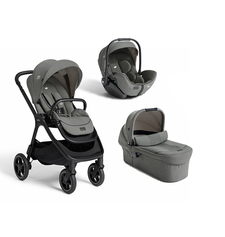 JOIE - Trio Finiti Evergreen Con Navicella Ramble E Seggiolino Auto i-Level Pro