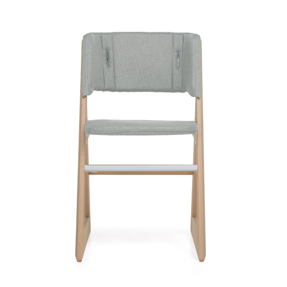 FOPPAPEDRETTI – Sedia Evolutiva Stile e Imbottito Special Gray Melange + Protezione e Vassoio - immagine 2