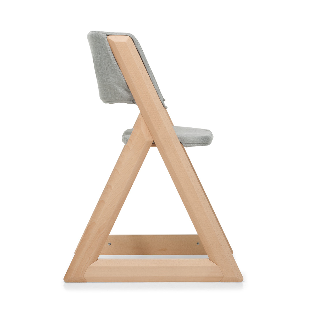 FOPPAPEDRETTI – Sedia Evolutiva Stile e Imbottito Special Gray Melange + Protezione e Vassoio - immagine 3