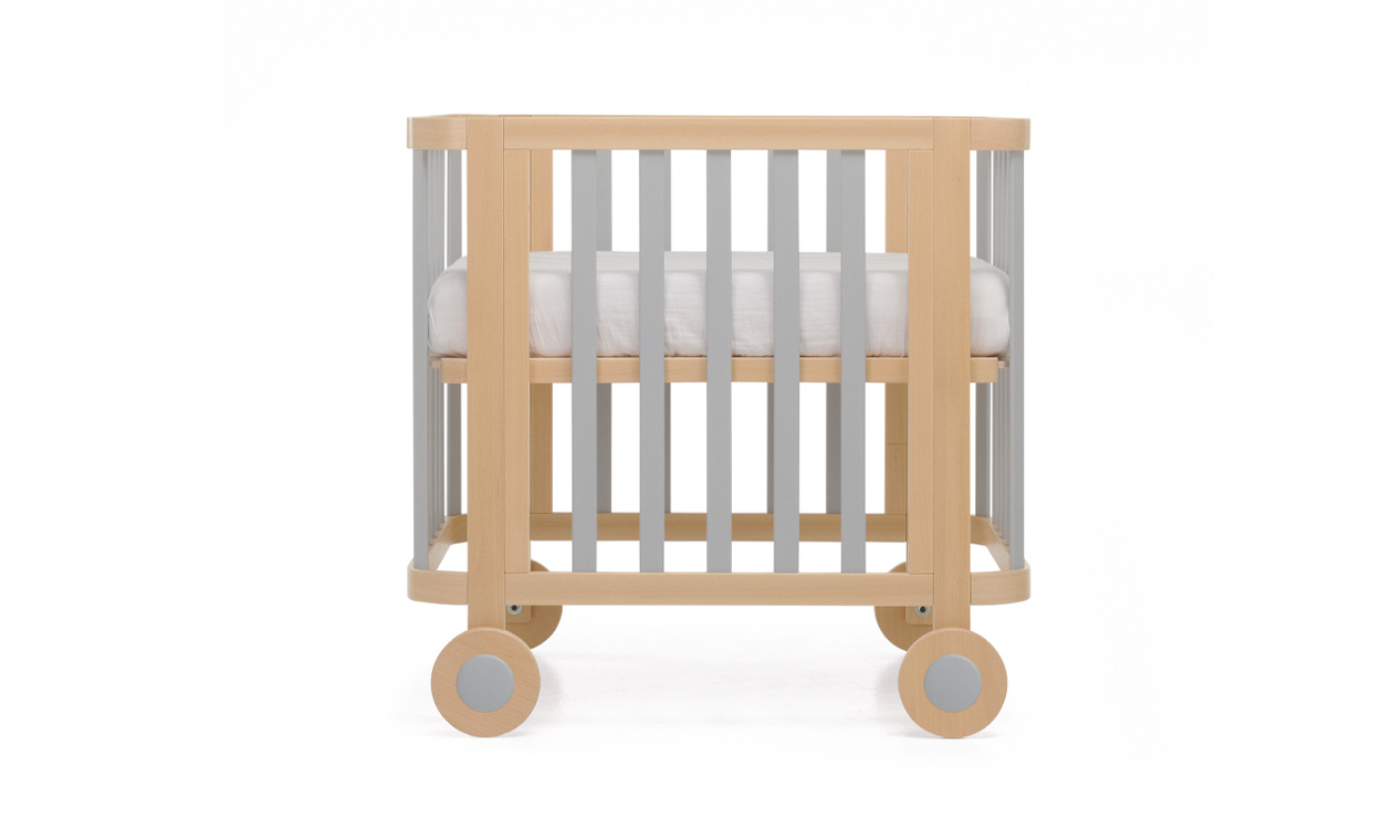 FOPPAPEDRETTI – Culla Evo Perla + Kit Estensione e Materasso 70 x142 - immagine 3