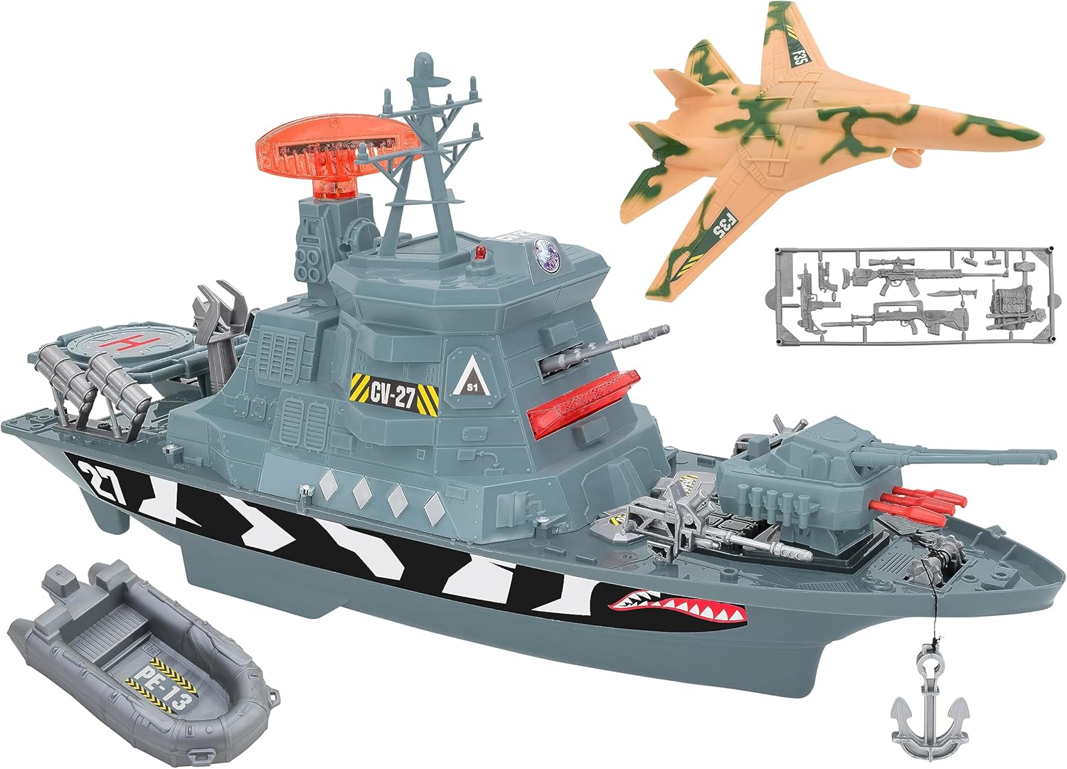 GLOBO - Nave Militare 56 cm.