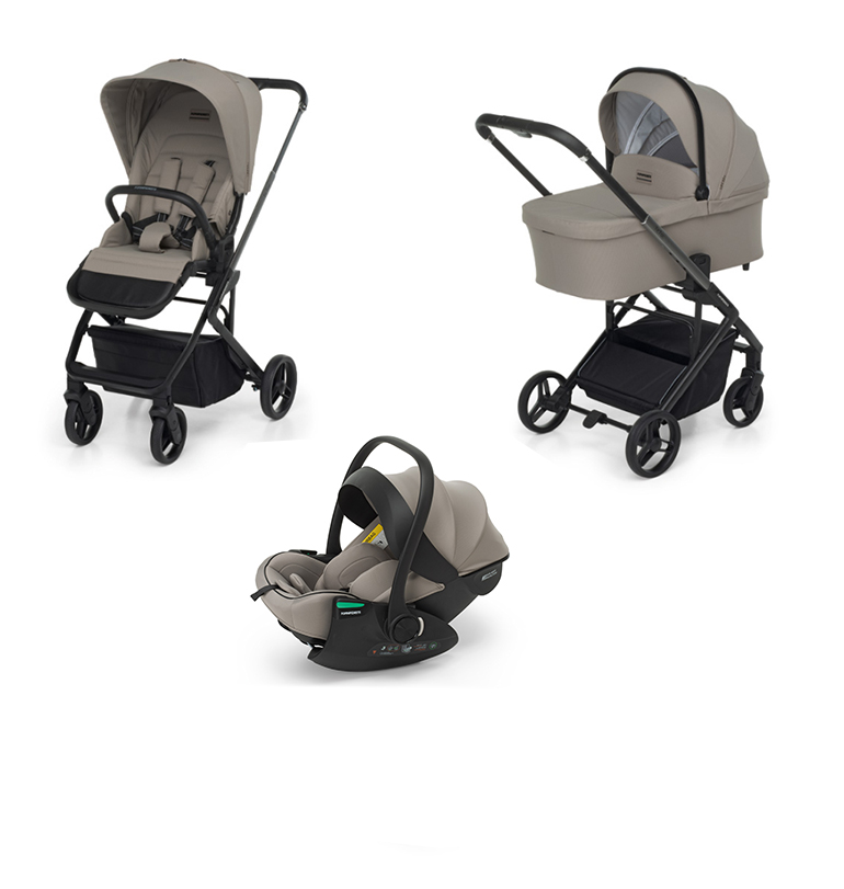 FOPPAPEDRETTI - Trio Tic Toc Desert Disk con Seggiolino Auto Disk Infant Rekline