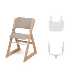 FOPPAPEDRETTI - Sedia Evolutiva Stile e Imbottito Special Caffè + Protezione e Vassoio