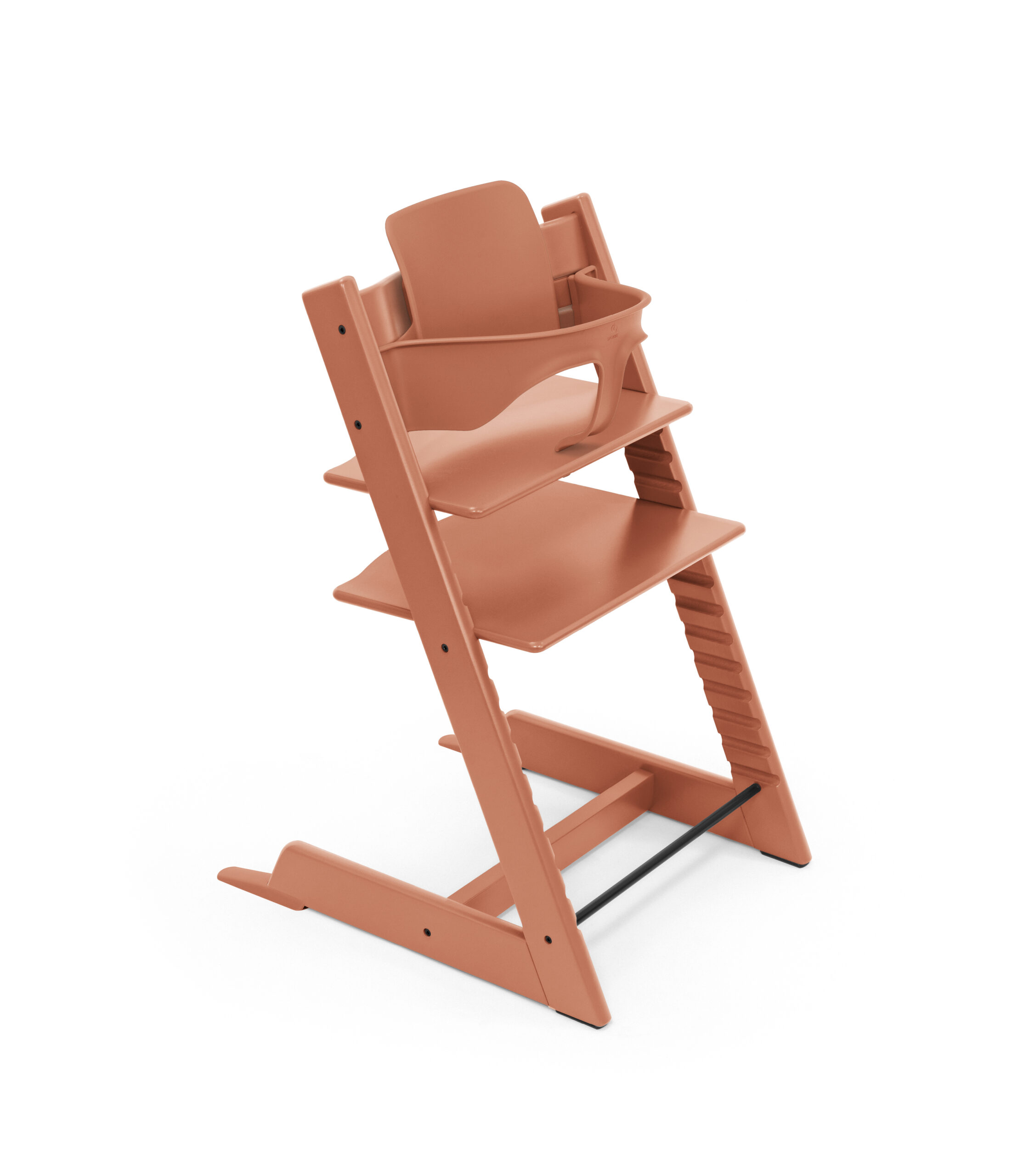 STOKKE - Seggiolone Tripp Trapp Terracotta + Baby Set
