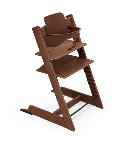 STOKKE - Seggiolone Tripp Trapp Quercia Warm Brown + Baby Set