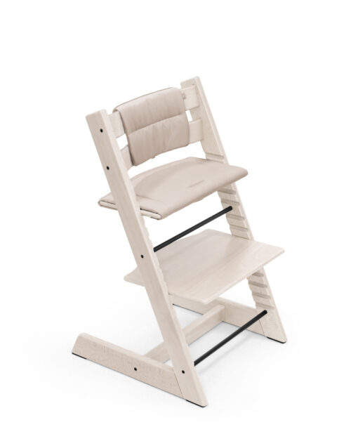 STOKKE – Seggiolone Tripp Trapp Sbiancato/Calce + Cuscino Omaggio (PROMO)