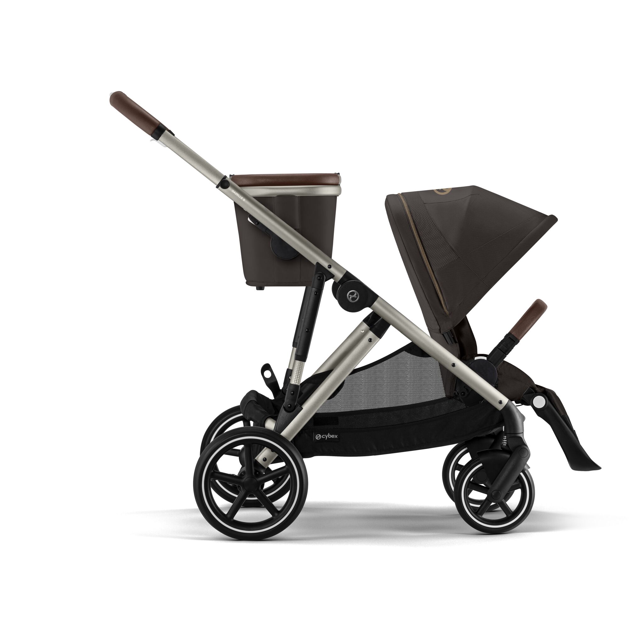 CYBEX GOLD – Trio Gemellare/Fratellare Gazelle S Chocolate Brown - immagine 5