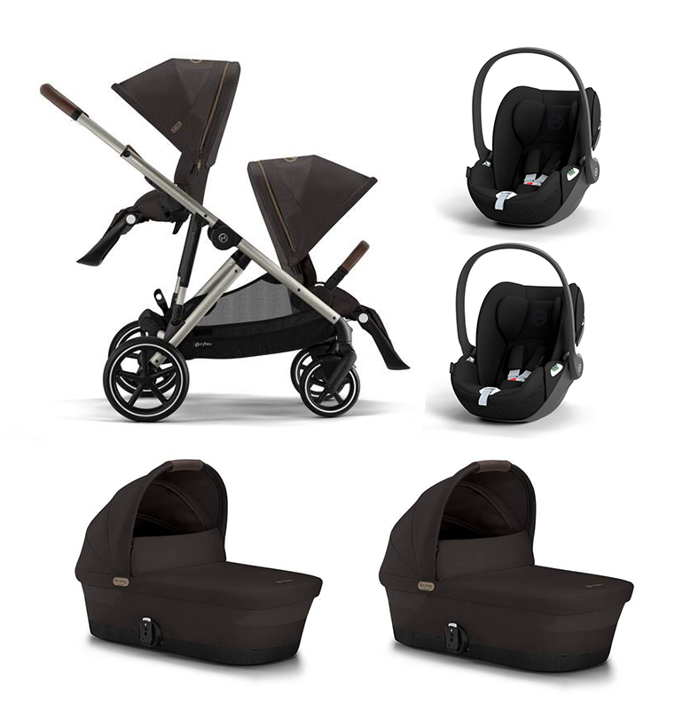 CYBEX - Trio Gemellare/Fratellare E - Gazelle Chocolate Brown