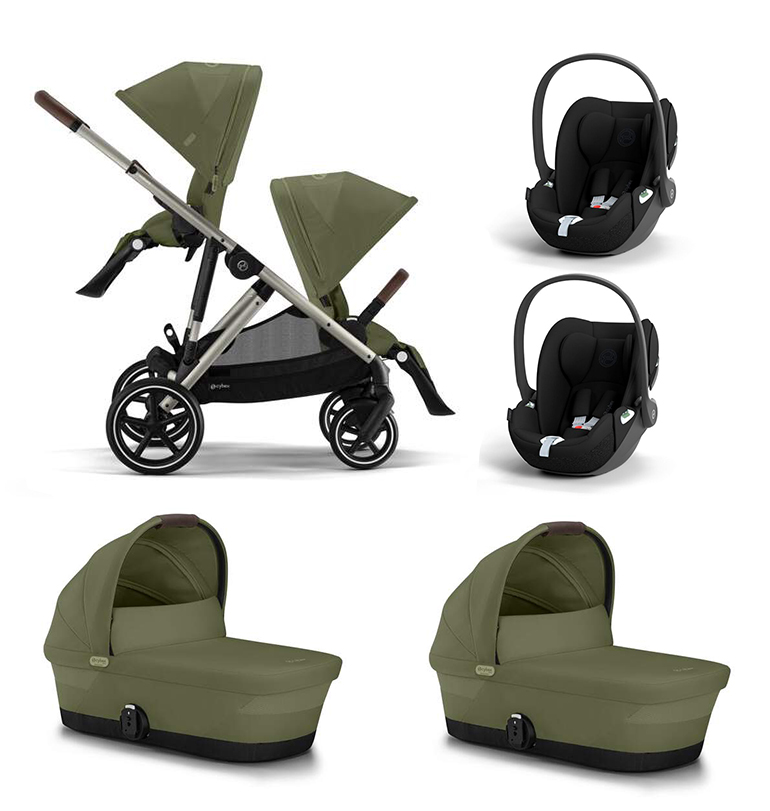 CYBEX – Trio Gemellare/Fratellare E – Gazelle Moss Green