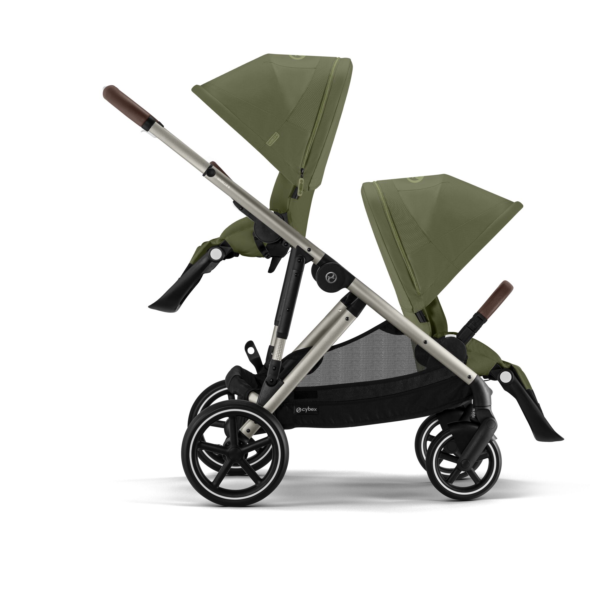 CYBEX GOLD – Trio Gemellare/Fratellare Gazelle S Moss Green - immagine 2