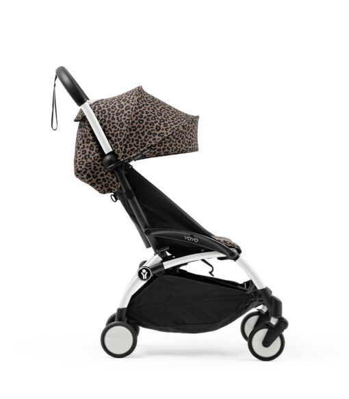 STOKKE – Passeggino YOYO³ con Telaio Bianco Leopard - immagine 3
