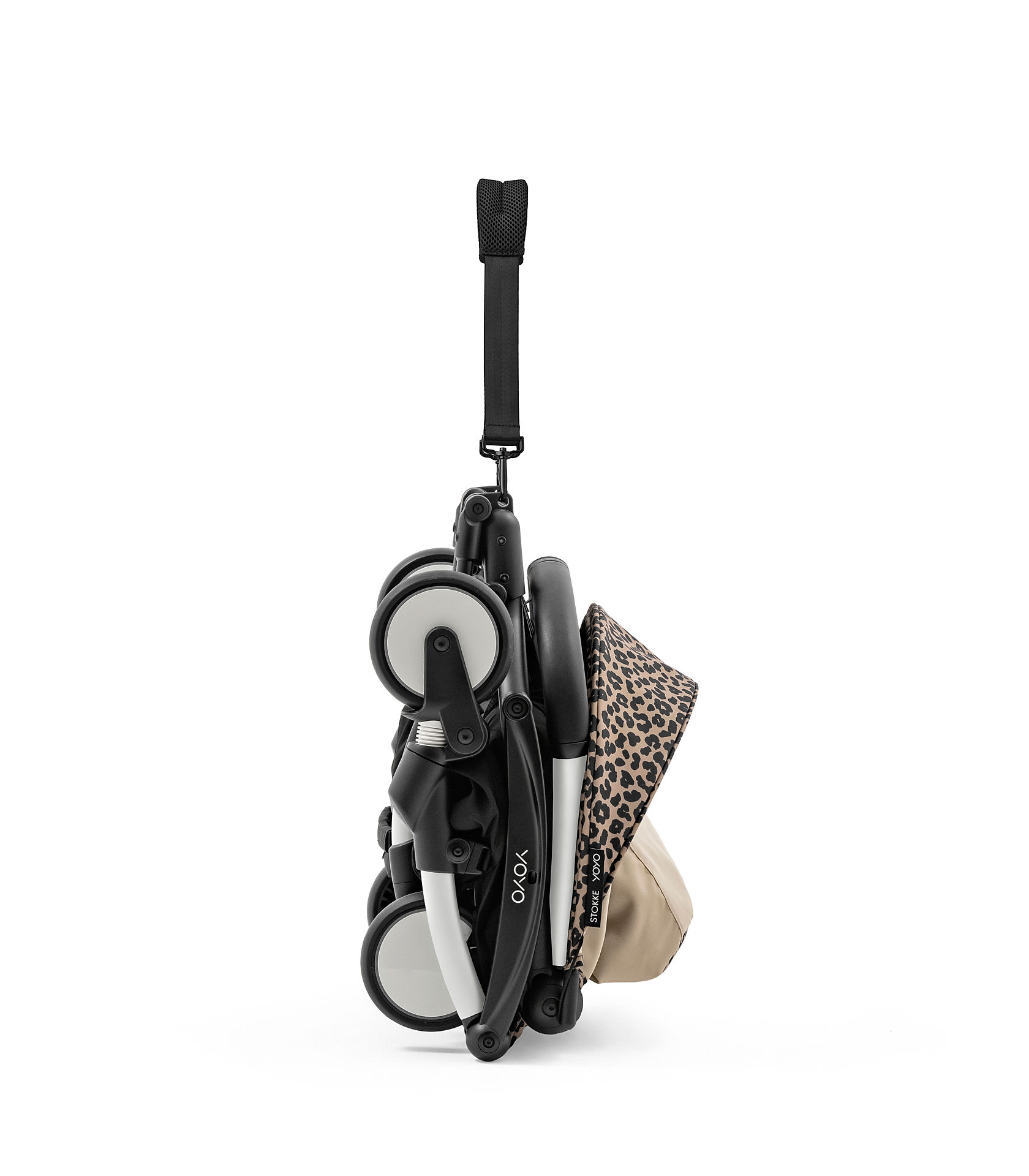 STOKKE – Passeggino YOYO³ con Telaio Bianco Leopard - immagine 5