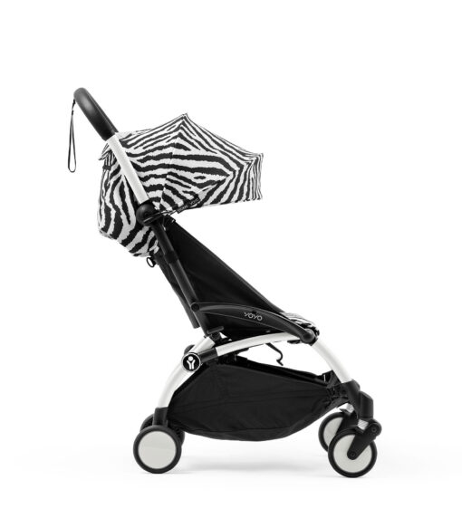 STOKKE – Passeggino YOYO³ con Telaio Bianco Zebra - immagine 2