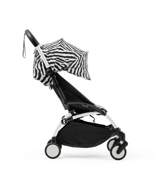 STOKKE – Passeggino YOYO³ con Telaio Bianco Zebra - immagine 3