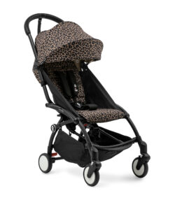 STOKKE - Passeggino YOYO³ con Telaio Nero Leopard