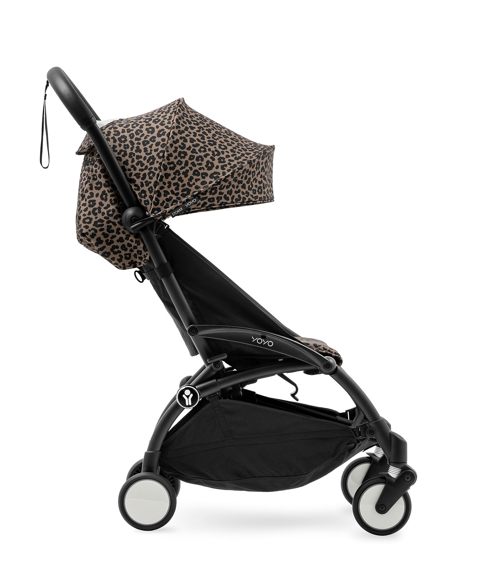 STOKKE – Passeggino YOYO³ con Telaio Nero Leopard - immagine 3