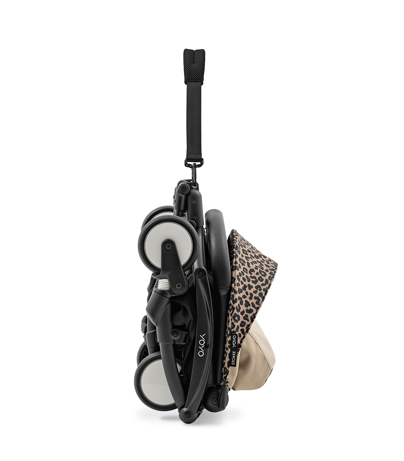 STOKKE – Passeggino YOYO³ con Telaio Nero Leopard - immagine 5