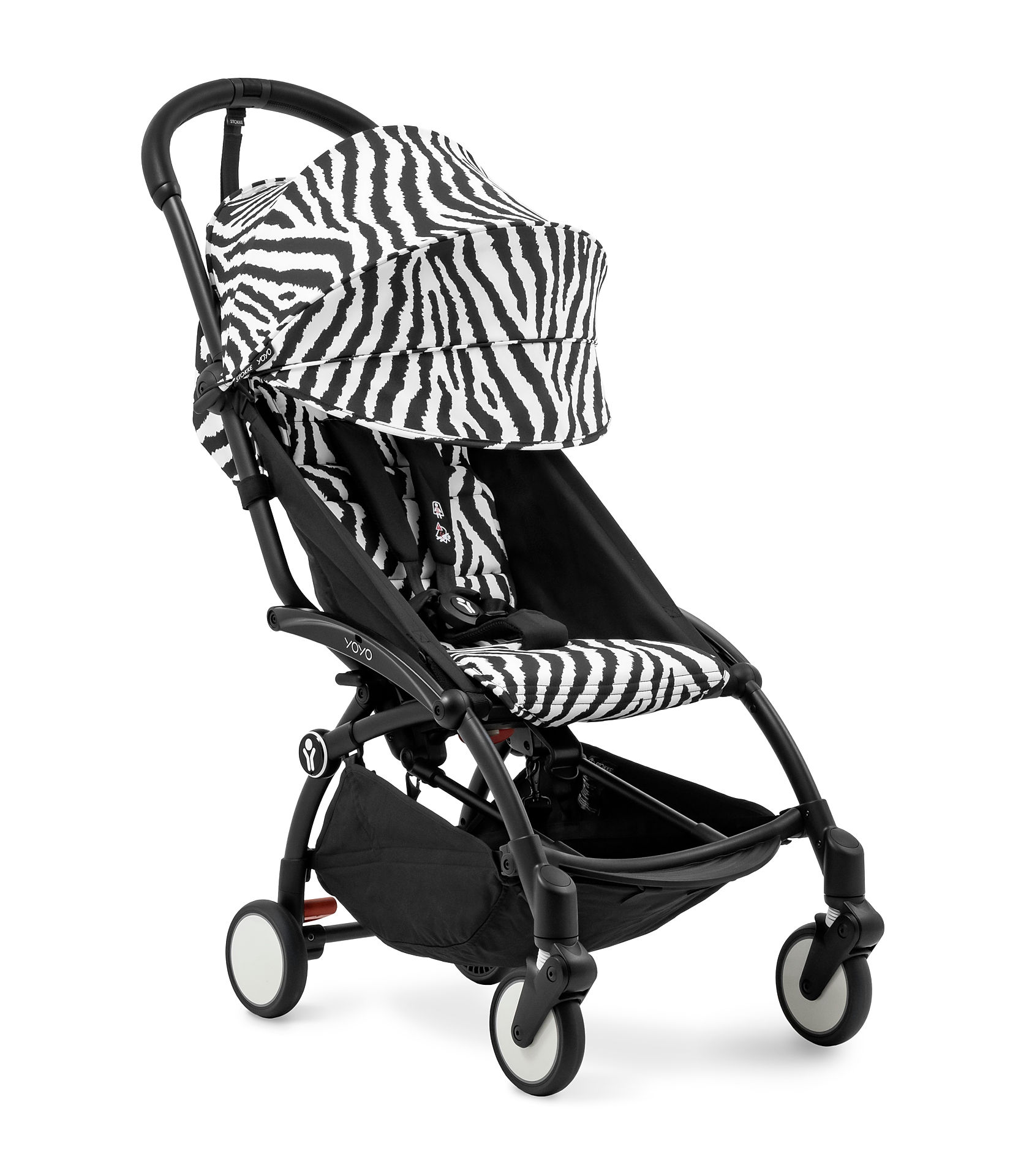 STOKKE – Passeggino YOYO³ con Telaio Nero Zebra - immagine 2