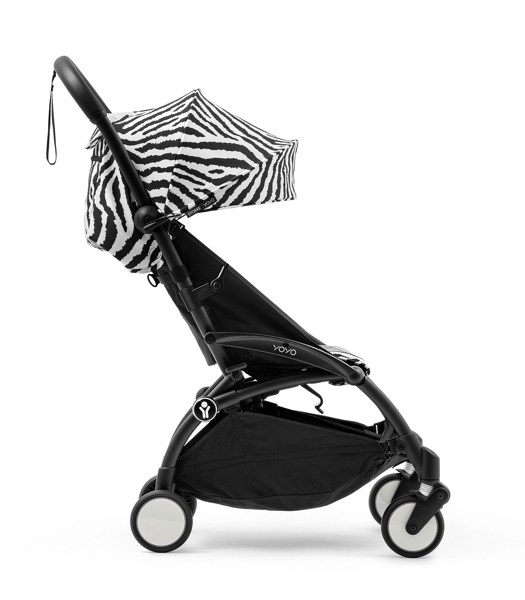 STOKKE – Passeggino YOYO³ con Telaio Nero Zebra - immagine 3