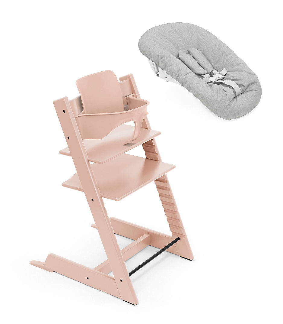 STOKKE – Seggiolone Tripp Trapp Serene Pink+ Baby Set e Newborn