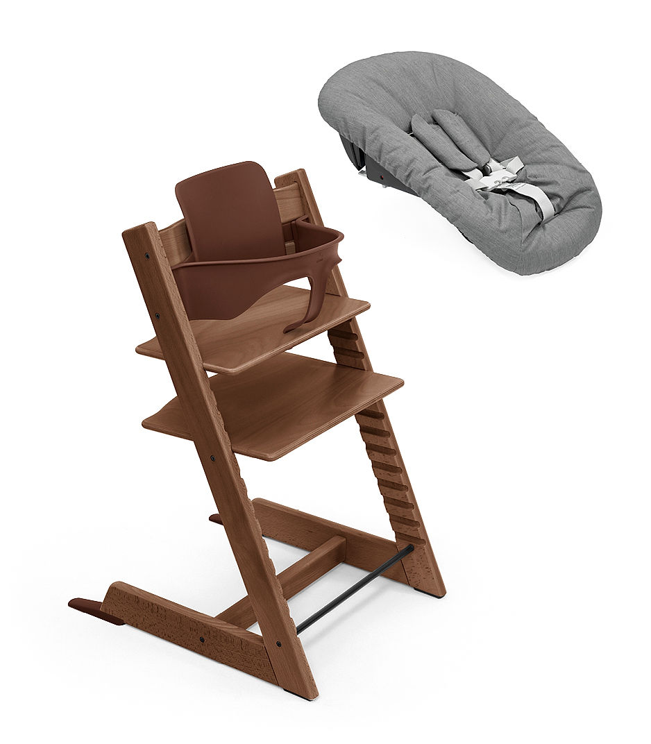STOKKE – Seggiolone Tripp Trapp Warm Brown+ Baby Set e Newborn