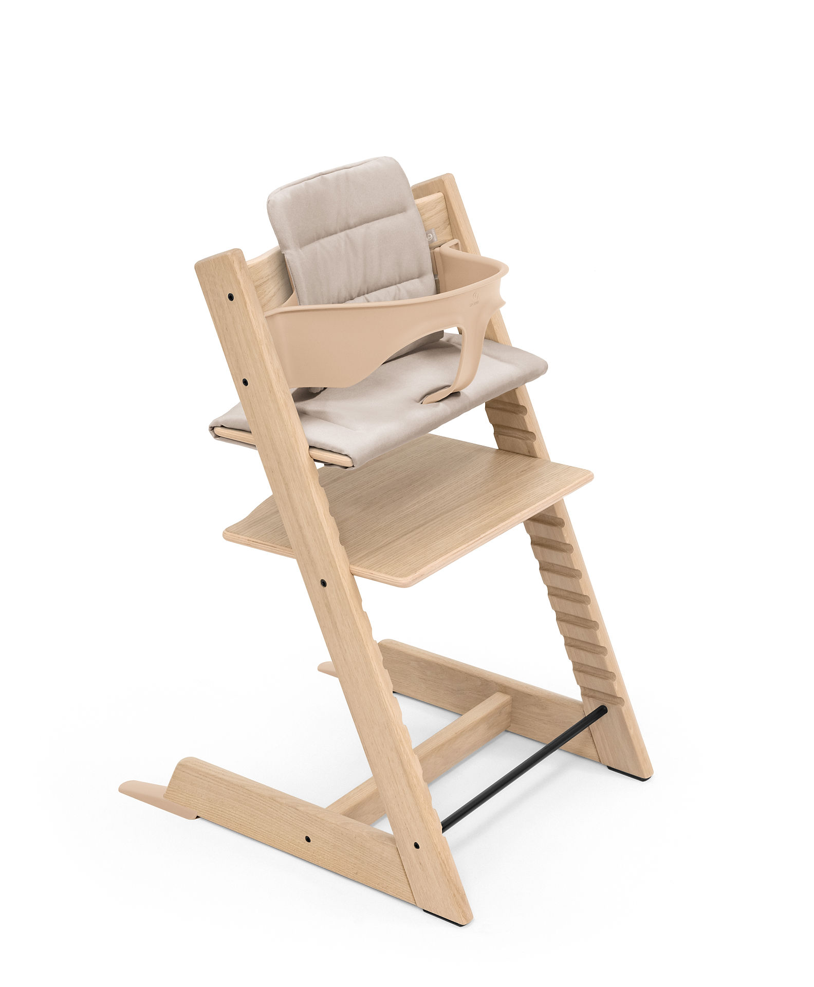 STOKKE - Seggiolone Tripp Trapp Oak Naturale+ Baby Set e Cuscino