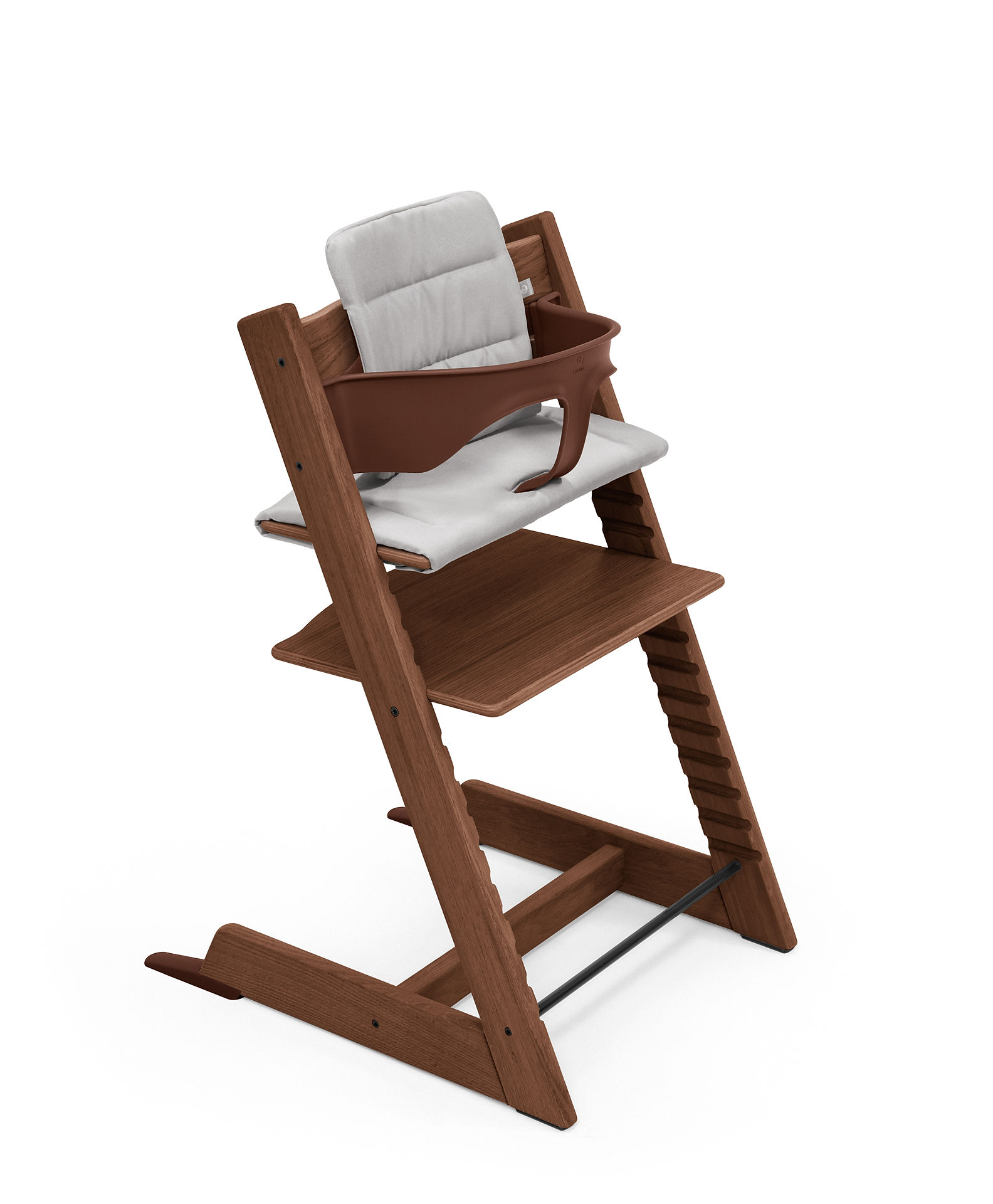 STOKKE - Seggiolone Tripp Trapp Warm Brown+ Baby Set e Cuscino