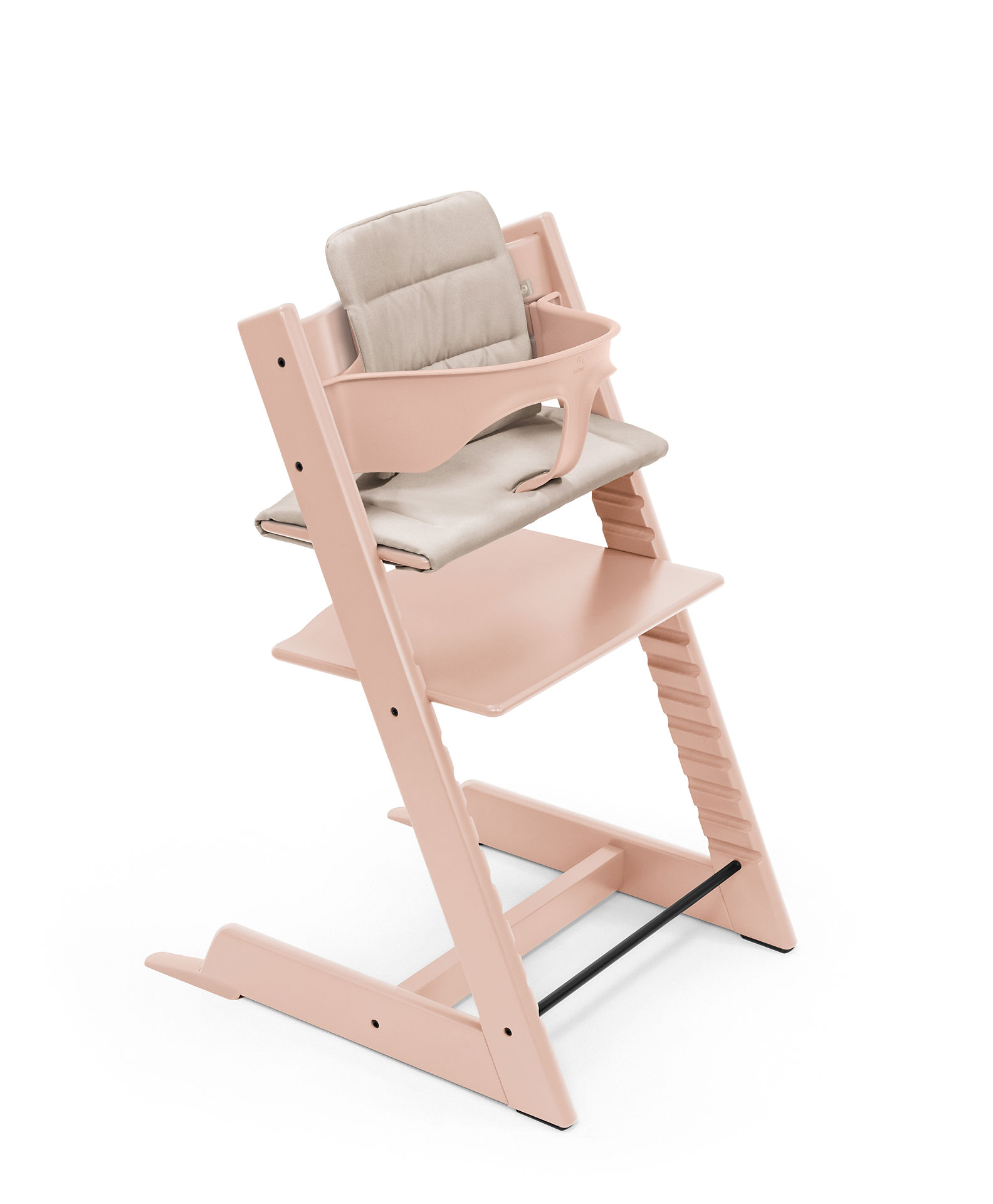STOKKE - Seggiolone Tripp Trapp Serene Pink+ Baby Set e Cuscino