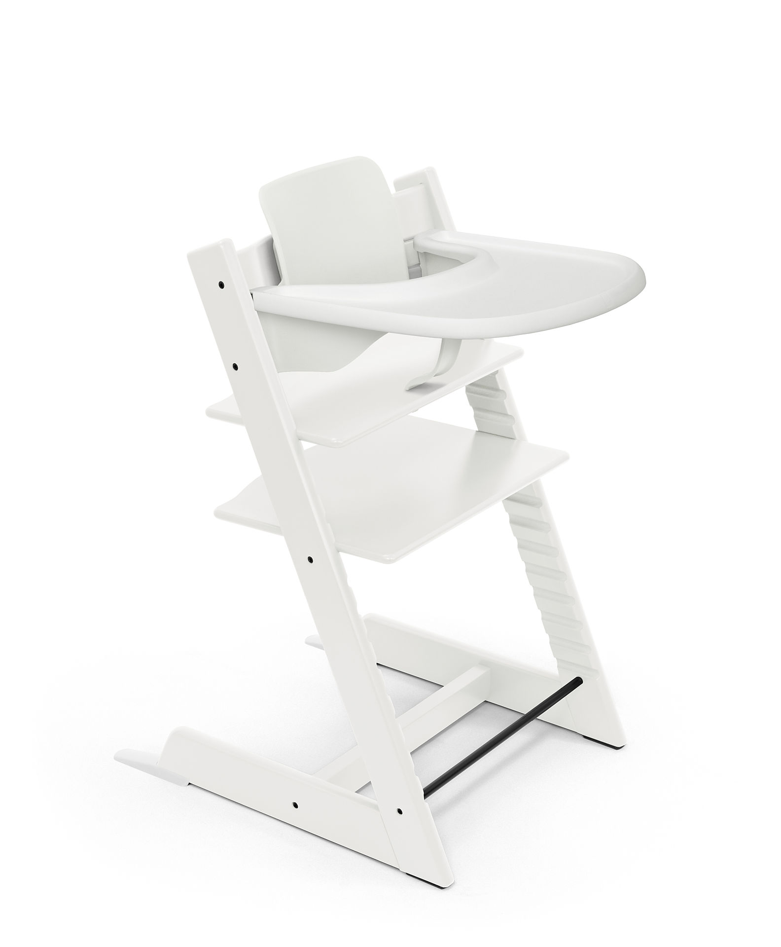STOKKE – Seggiolone Bianco Tripp Trapp + Baby Set e Vassoio