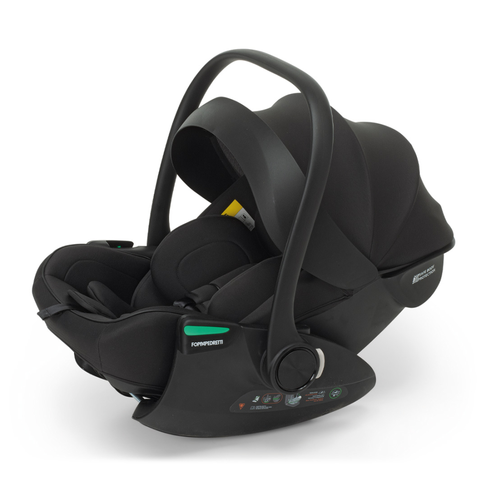 FOPPAPEDRETTI – Trio Commander Onyx Black con Seggiolino Auto Disk Infant Rekline I-Size - immagine 6
