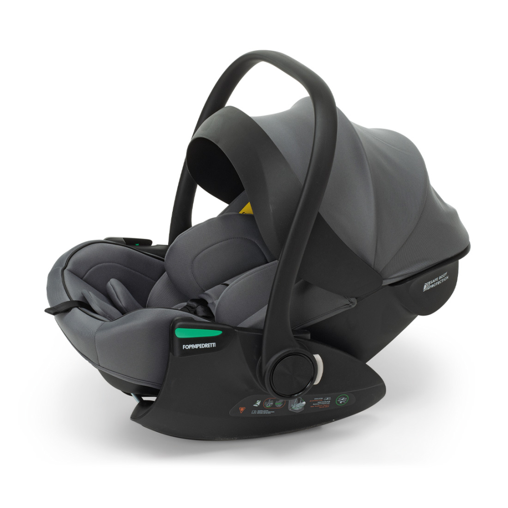 FOPPAPEDRETTI – Trio Commander Steel Grey con Seggiolino Auto Disk Infant Rekline I-Size - immagine 6