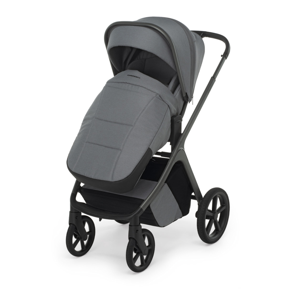 FOPPAPEDRETTI – Trio Commander Steel Grey con Seggiolino Auto Disk Infant Rekline I-Size - immagine 2