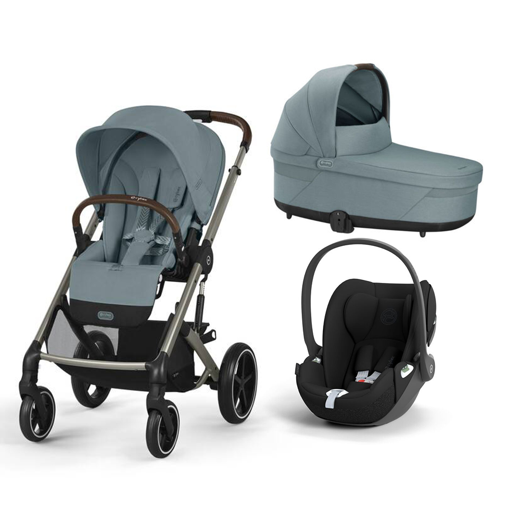 CYBEX GOLD- Trio Balios Stormy Blue con Seggiolino Auto CLoud - T