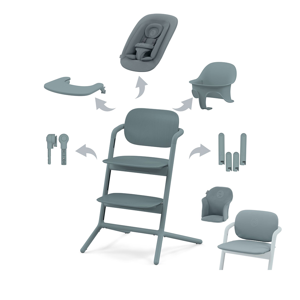 CYBEX GOLD - Lemo 4 in 1 Stone Blue e Inserto Comfort OMAGGIO