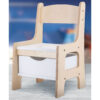LISCIANI - Sedia Montessori Wood Toy Box Chair